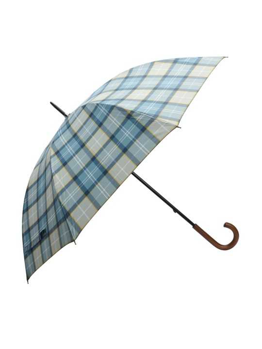 PARAPLUIE TARTAN BLEU LONG UAC0202 TN37 BARBOUR HOMME boutique Strasbourg open