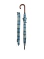 PARAPLUIE TARTAN BLEU LONG UAC0202 TN37 BARBOUR HOMME boutique Strasbourg avec housse