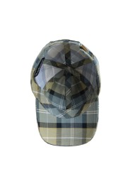 CASQUETTE TARTAN BLEU MHA0617 TN37 BARBOUR HOMME boutique Strasbourg hat dessus