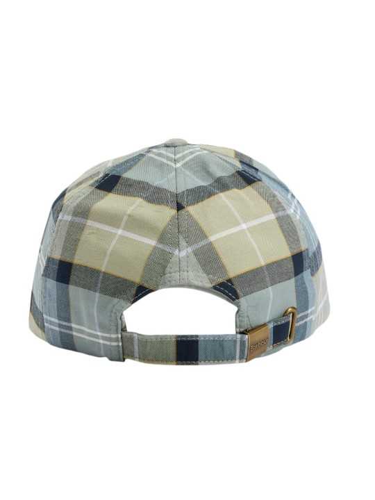 CASQUETTE TARTAN BLEU MHA0617 TN37 BARBOUR HOMME boutique Strasbourg hat dos