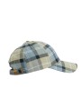 CASQUETTE TARTAN BLEU MHA0617 TN37 BARBOUR HOMME boutique Strasbourg profil
