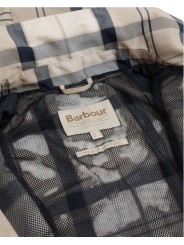 PARKA TARTAN BLANC BLEU CAPUCHE AMOVIBLE BALLINA LSP0324 NY51 BARBOUR FEMME boutique int
