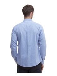 Chemise chambray bleu Barbour Homme MSH5090 BL33 Strasbourg Boutique dos