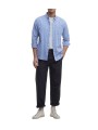 Chemise chambray bleu Barbour Homme MSH5090 BL33 Strasbourg Boutique vue ouverte