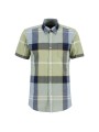 CHEMISETTE TARTAN BLEU JAUNE LIN COTON MSH5469 TN37 BARBOUR HOMME vêtement boutique Strasbourg vue
