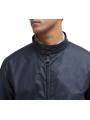 BLOUSON COURT ROYSTON WAX NAVY COL VELOURS COGNAC MWX1350 NY51 BARBOUR HOMME col