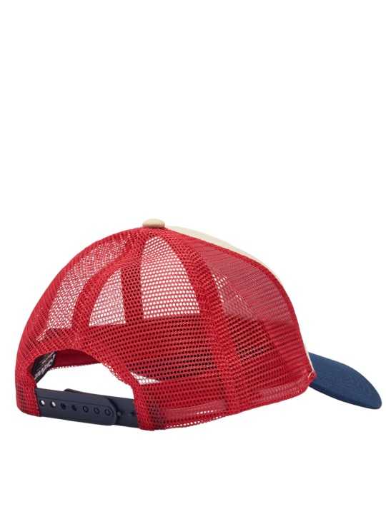 CASQUETTE TRUCKER BLANC BLEU ROUGE FILET MHA0478 NY15 BARBOUR HOMME boutique dos