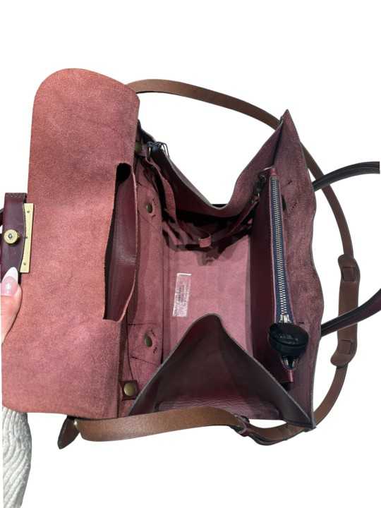 Sac a main moyen Origami M Tourbe S20159 Bleu de chauffe concept store bag fashion Strasbourg intérieur