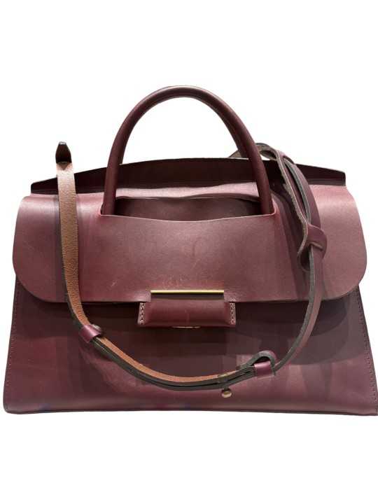 Sac a main moyen Origami M Tourbe S20159 Bleu de chauffe concept store bag fashion Strasbourg face 1