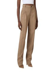 PANTALON PINCES TAUPE ARGILLA VISCOSE PA 176 6338 229 ELISABETA FRANCHI FEMME FASHION DESIGNER STRASBOURG face