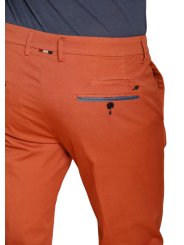 Chino Torino couleur ocean terracota collection Mason's 9PN2R 9673N1 ME303 418 Homme mode concept store Strasbourg poche
