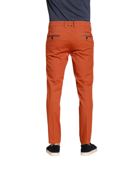 Chino Torino couleur ocean terracota collection Mason's 9PN2R 9673N1 ME303 418 Homme mode concept store Strasbourg dos