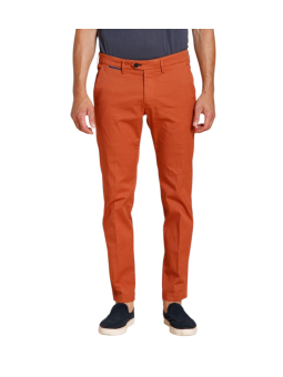 Chino Torino couleur ocean terracota collection Mason's 9PN2R 9673N1 ME303 418 Homme mode concept store Strasbourg face
