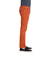 Chino Torino couleur ocean terracota collection Mason's 9PN2R 9673N1 ME303 418 Homme mode concept store Strasbourg profil