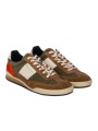 BASKETS DOVER NYLON VERT SUEDE CAFE ORANGE M2S DVR97 UNYL 63 PAUL SMITH HOMME Strasbourg duo
