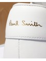 SNEAKERS CUIR BLANC FINES RAYURES BAYA HANSEN M1S HAN77 MMOLV 01 PAUL SMITH HOMME boutique spoiler