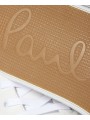 SNEAKERS CUIR BLANC FINES RAYURES BAYA HANSEN M1S HAN77 MMOLV 01 PAUL SMITH HOMME boutique logo