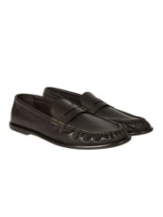 MOCCASSINS CUIR CHOCO SOUPLE FARON M1S FAO02 ULEA 69 PAUL SMITH HOMME chaussures duo
