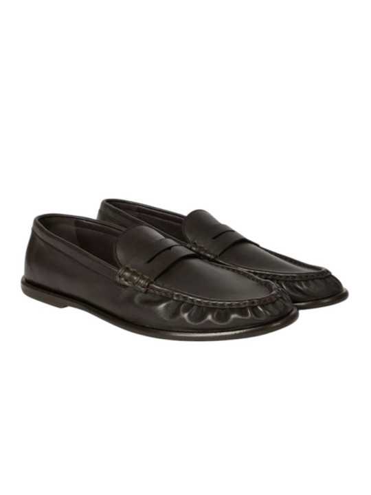 MOCCASSINS CUIR CHOCO SOUPLE FARON M1S FAO02 ULEA 69 PAUL SMITH HOMME chaussures duo