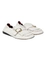 Mocassins Chanay cuir blanc franges souple W1A SCAA01 ULEA 02 Paul Smith femme chaussures Strasbourg boutique duo