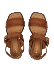 SANDALES TALON CUIR SANGLE TAN SYLANE W1S SYL01 ULEA 62 PAUL SMITH FEMME shoes dessus