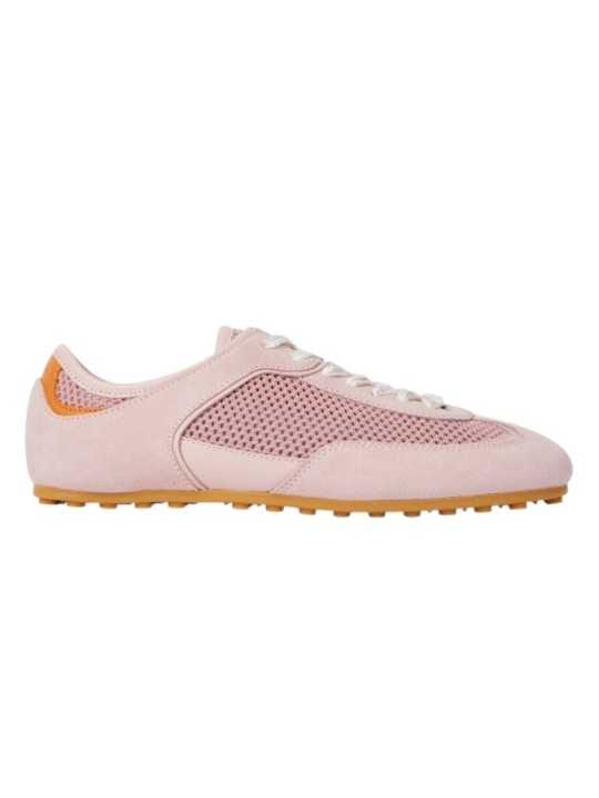 BASKETS SAMARA RETRO SUEDE ROSE MESH W1S SMR01 USUE 21 PAUL SMITH femme Strasbourg boutique profil