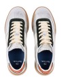 SNEAKERS DOVER METALISE SILVER ORANGE W1S DVR09 PLEA 28 PAUL SMITH FEMME baskets dessus
