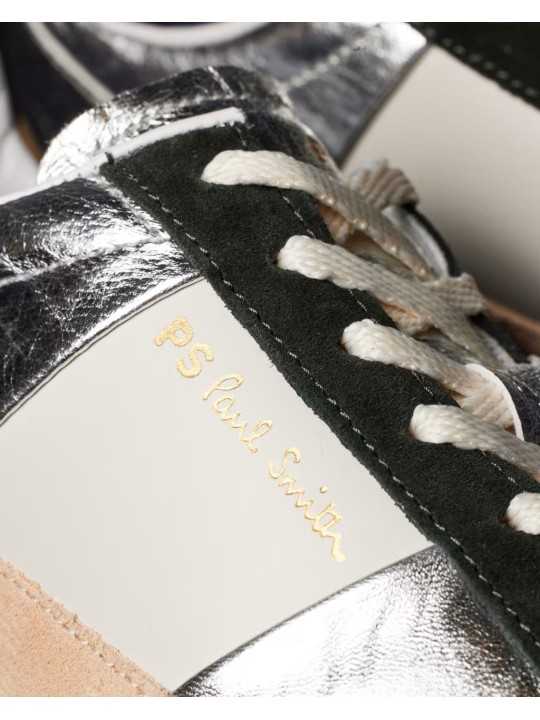 SNEAKERS DOVER METALISE SILVER ORANGE W1S DVR09 PLEA 28 PAUL SMITH FEMME baskets bande