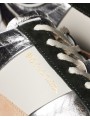SNEAKERS DOVER METALISE SILVER ORANGE W1S DVR09 PLEA 28 PAUL SMITH FEMME baskets bande