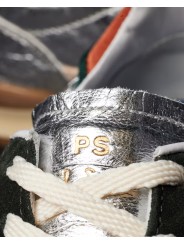 SNEAKERS DOVER METALISE SILVER ORANGE W1S DVR09 PLEA 28 PAUL SMITH FEMME baskets lacets