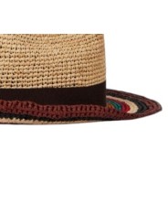 CHAPEAU RAFIA NATUREL BORD RAYE MULTI M1A 930A P521 62 PAUL SMITH HOMME hat Strasbourg shop bande