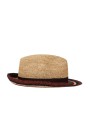 CHAPEAU RAFIA NATUREL BORD RAYE MULTI M1A 930A P521 62 PAUL SMITH HOMME hat Strasbourg shop vue2