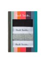 PACK CALECONS UNIS BLANC GRIS NOIR M1A 914 M3PKA 1A PAUL SMITH HOMME slip boite