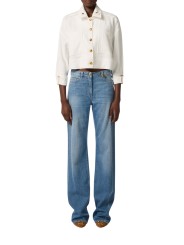 BLOUSON POCHES PLAQUEES SANGLES POIGNETS ECRU AVORIO GB0056338360 Elisabetta Franchi Femme fashion concept store mode look