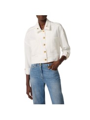 BLOUSON POCHES PLAQUEES SANGLES POIGNETS ECRU AVORIO GB0056338360 Elisabetta Franchi Femme fashion concept store mode face