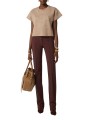 SWEAT MANCHES COURTE MESSAGES TAUPE ARGILLA MA 73D 10638 229 Elisabetta Franchi femme fashion concept look
