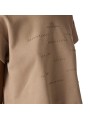 SWEAT MANCHES COURTE MESSAGES TAUPE ARGILLA MA 73D 10638 229 Elisabetta Franchi femme fashion concept profil