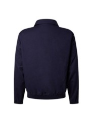 BLOUSON TECHNO POLY COTON NAVY MULTIPOCHES B250133 4132 6300 BALDESSARINI HOMME shop dos Strasbourg boutique