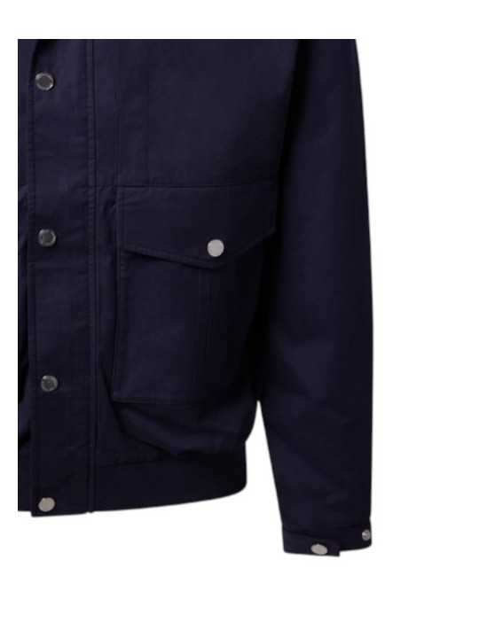 BLOUSON TECHNO POLY COTON NAVY MULTIPOCHES B250133 4132 6300 BALDESSARINI HOMME shop poche Strasbourg boutique