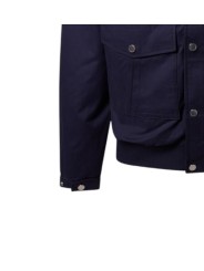 BLOUSON TECHNO POLY COTON NAVY MULTIPOCHES B250133 4132 6300 BALDESSARINI HOMME shop poignet Strasbourg boutique