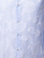 CHEMISE RAYEE BLANC CIEL FLEURS APPLIQUEES BLANCHES B356017 3924 6757 BALDESSARINi homme Strasbourg tissus