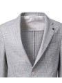 VESTE PIEDS DE POULES VERT EAU ECRU B015780 1092 5036 Baldessarini homme shop Strasbourg col