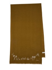 FOULARD UNI BRONZE BRODE BLANC MAURITIUS M1A 150M U949 62 PAUL SMITH HOMME scarf Strasbourg full