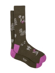 Chaussettes kaki village blanc fleur rose M1A 800MO U895 63 Paul Smith homme Strasbourg full