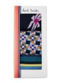PACK 3 CHAUSSETTES RAYEE MOSAIQUE FLEURS M1A SOCK USNL 47 PAUL SMITH HOMME socks box