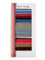PACK 3 CHAUSSETTES RAYEE ORANGE CHINEE GRIS RAYEE BLEU M1A SOCK USTR 1A PAUL SMITH socks Strasbourg box