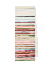 FOULARD BLANC RAYE MULTI SOIE W1A 250B U954 92 PAUL SMITH FEMME scarf Strasbourg vue
