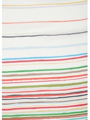 FOULARD BLANC RAYE MULTI SOIE W1A 250B U954 92 PAUL SMITH FEMME scarf Strasbourg tissus