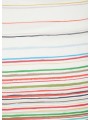 FOULARD BLANC RAYE MULTI SOIE W1A 250B U954 92 PAUL SMITH FEMME scarf Strasbourg tissus