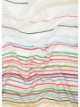 FOULARD BLANC RAYE MULTI SOIE W1A 250B U954 92 PAUL SMITH FEMME scarf Strasbourg vue